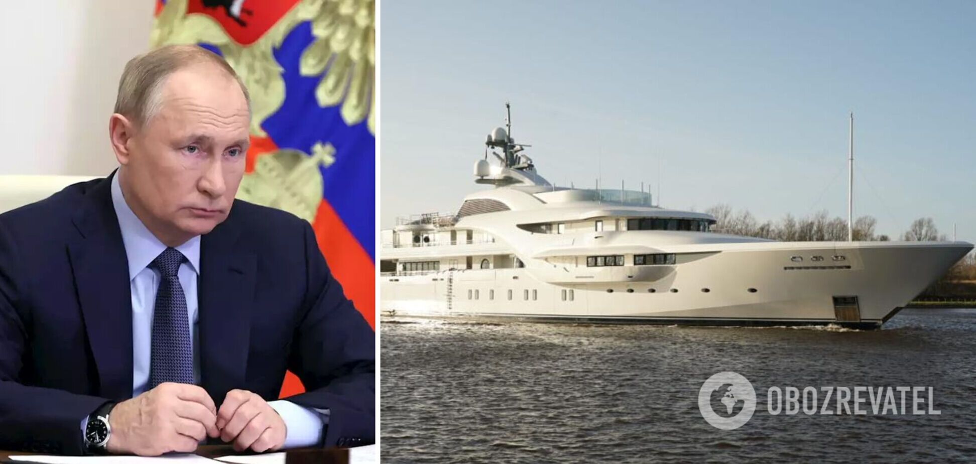 Яхту Путина 'эвакуировали' из порта Гамбурга
