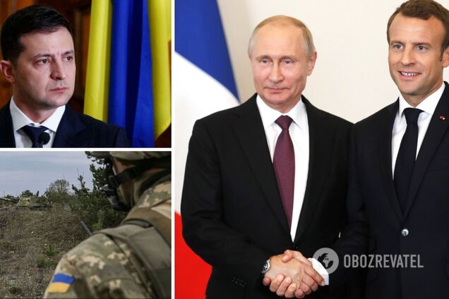 Президент Франции посетил Киев и заявил о важности Минских соглашений