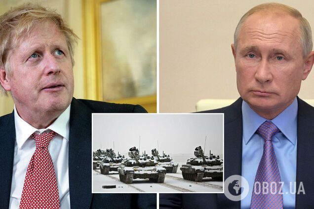 Джонсон пригрозил Путину последствиями вторжения в Украину