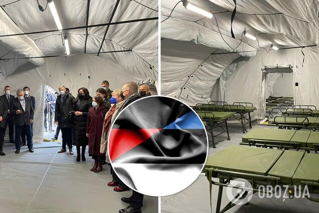 Естонія та Німеччина передали Україні польовий шпиталь: деталі