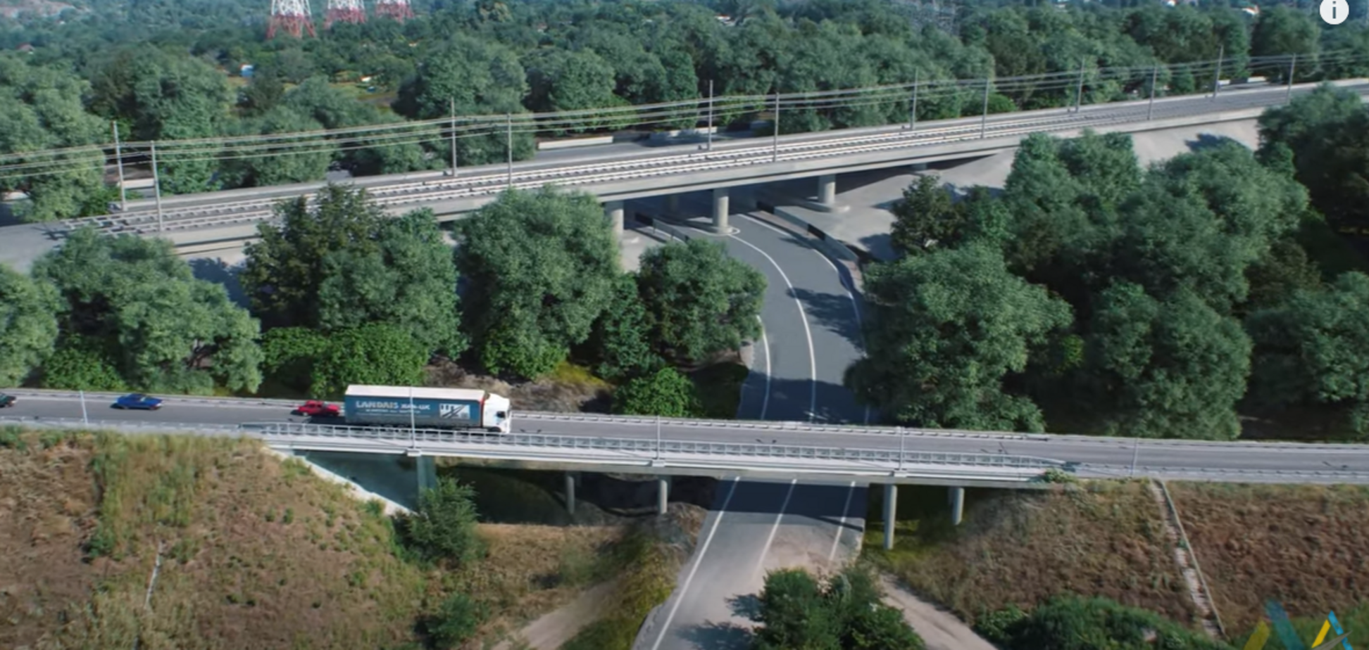 В Запорожье показали проект 'Большой стройки' железнодорожного путепровода в составе магистрали через Днепр