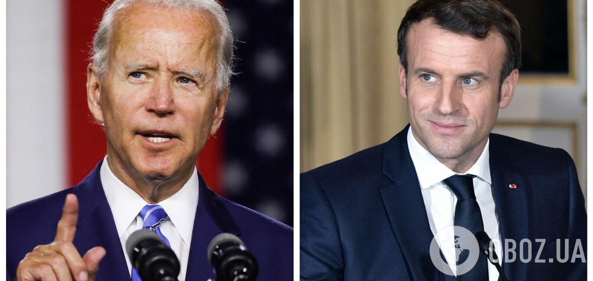В Белом доме анонсировали встречу Байдена и Макрона: говорить будут о риске агрессии РФ