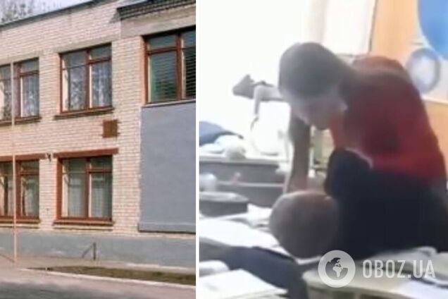 В Харькове учительница завалила ученика на парту: как это произошло