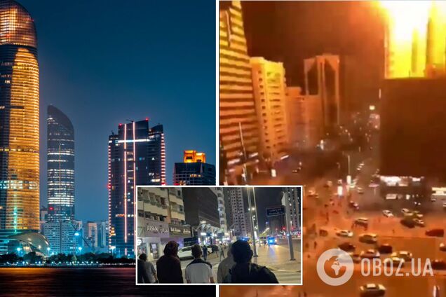 В столице ОАЭ раздались взрывы в высотке: очевидцы подумали о ракетном обстреле. Видео