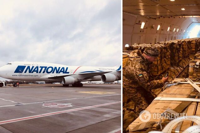 В Украину прибыли сразу два самолета с военной помощью от США. Фото