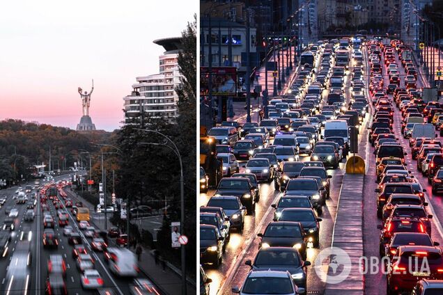 Киев стал третьим в мире по пробкам на дорогах