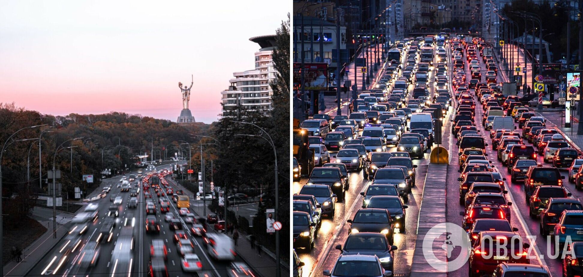Киев стал третьим в мире по пробкам на дорогах