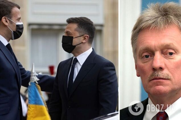 У Путіна заявили про 'позитивні сигнали' зустрічі Зеленського з Макроном