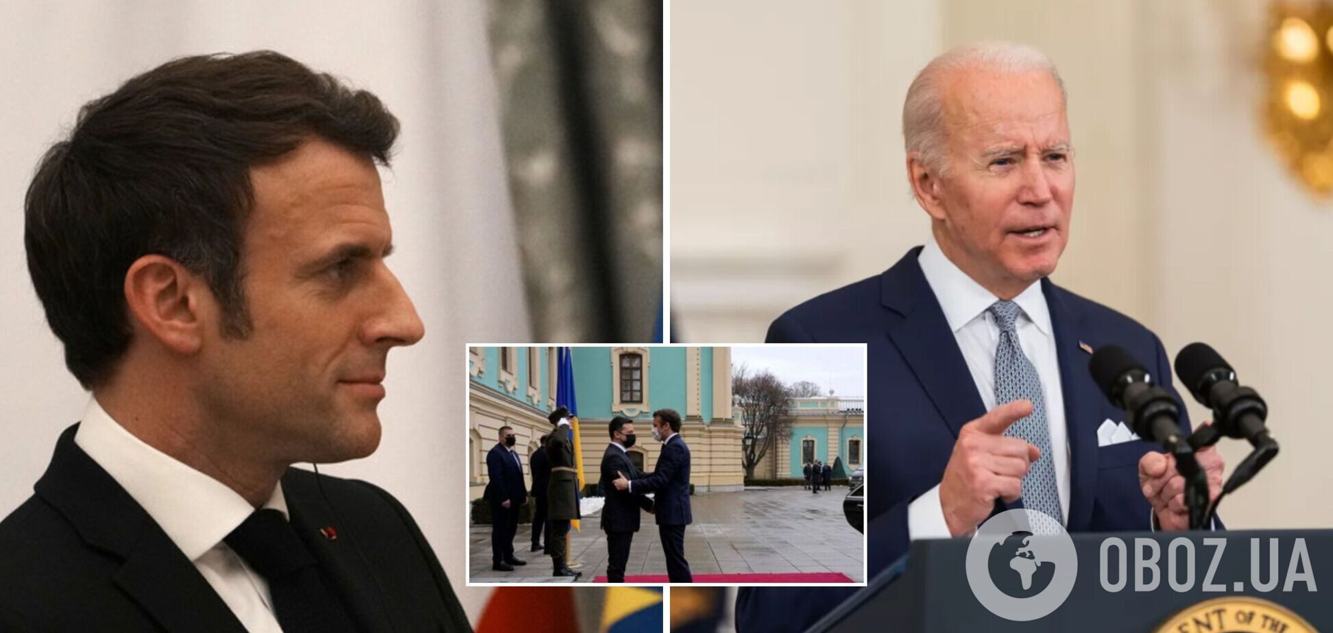 Байден созвонился с Макроном после его визитов в Киев и Москву: подробности от Белого дома