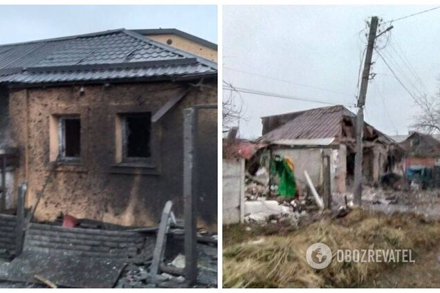 Окупанти зруйнували будинки мирних мешканців: у мережі показали наслідки обстрілу околиць Харкова. Фото