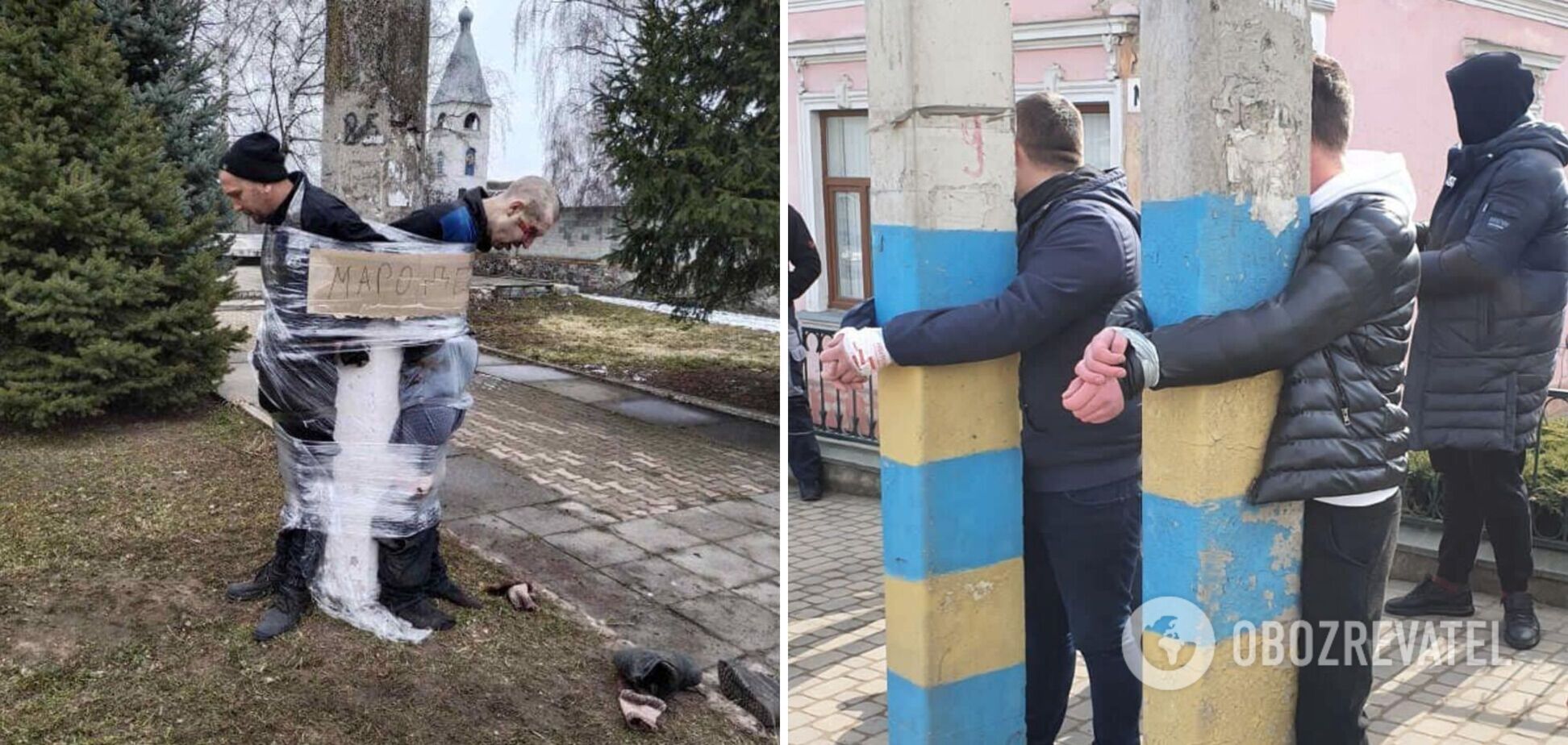 В Украине позорно наказывают мародеров: отправляют в военкоматы и на общественные работы. Фото