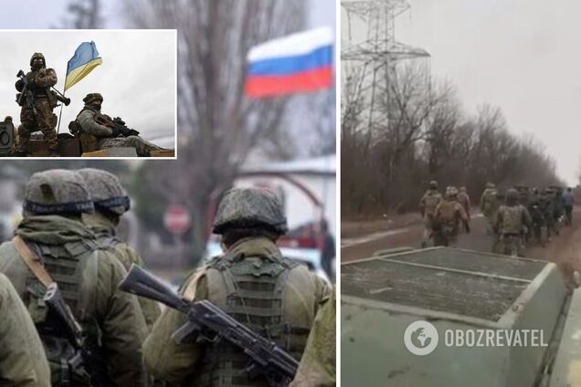 Під Харковом група російських солдатів здалася в полон ЗСУ. Відео