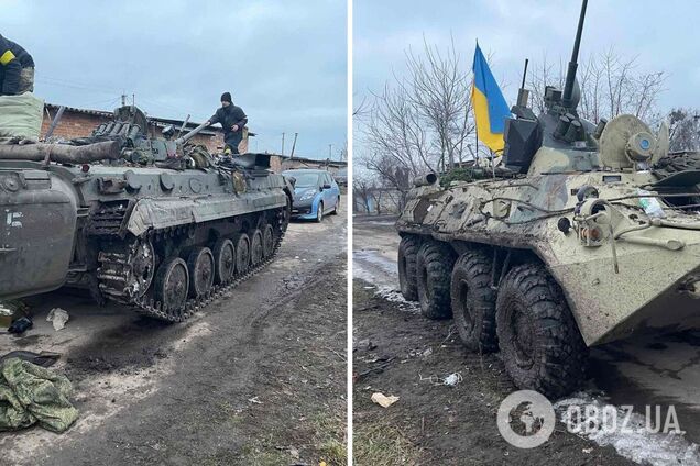 На Сумщині керівництво держпідприємства та тероборона голими руками захопили техніку РФ. Фото