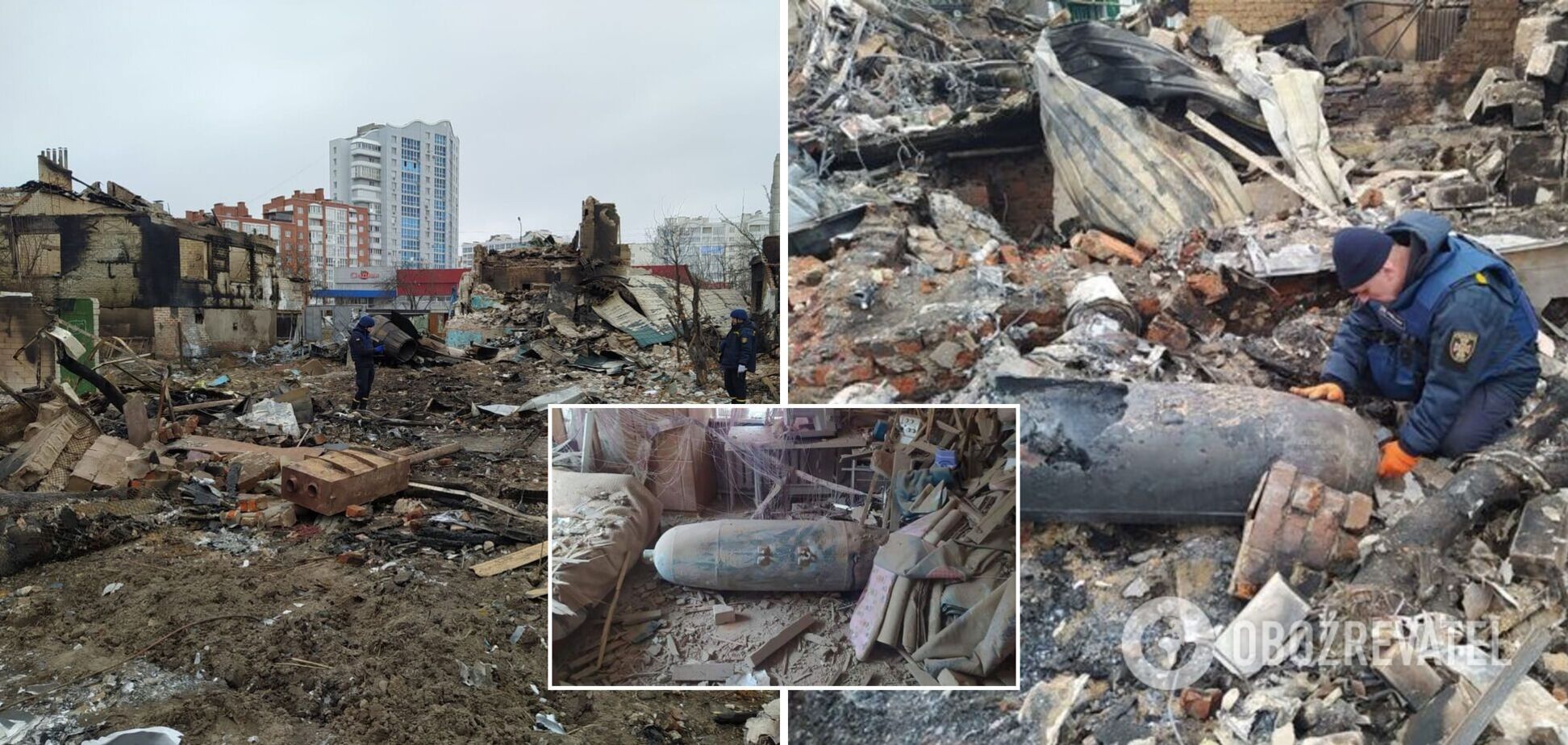 Российские оккупанты для удара по Чернигову использовали запрещенные в мире фугасные авиабомбы с зажигательным действием