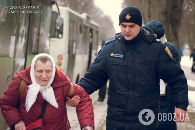 Часть жителей Тростянца удалось вывезти, несмотря на провокации оккупантов