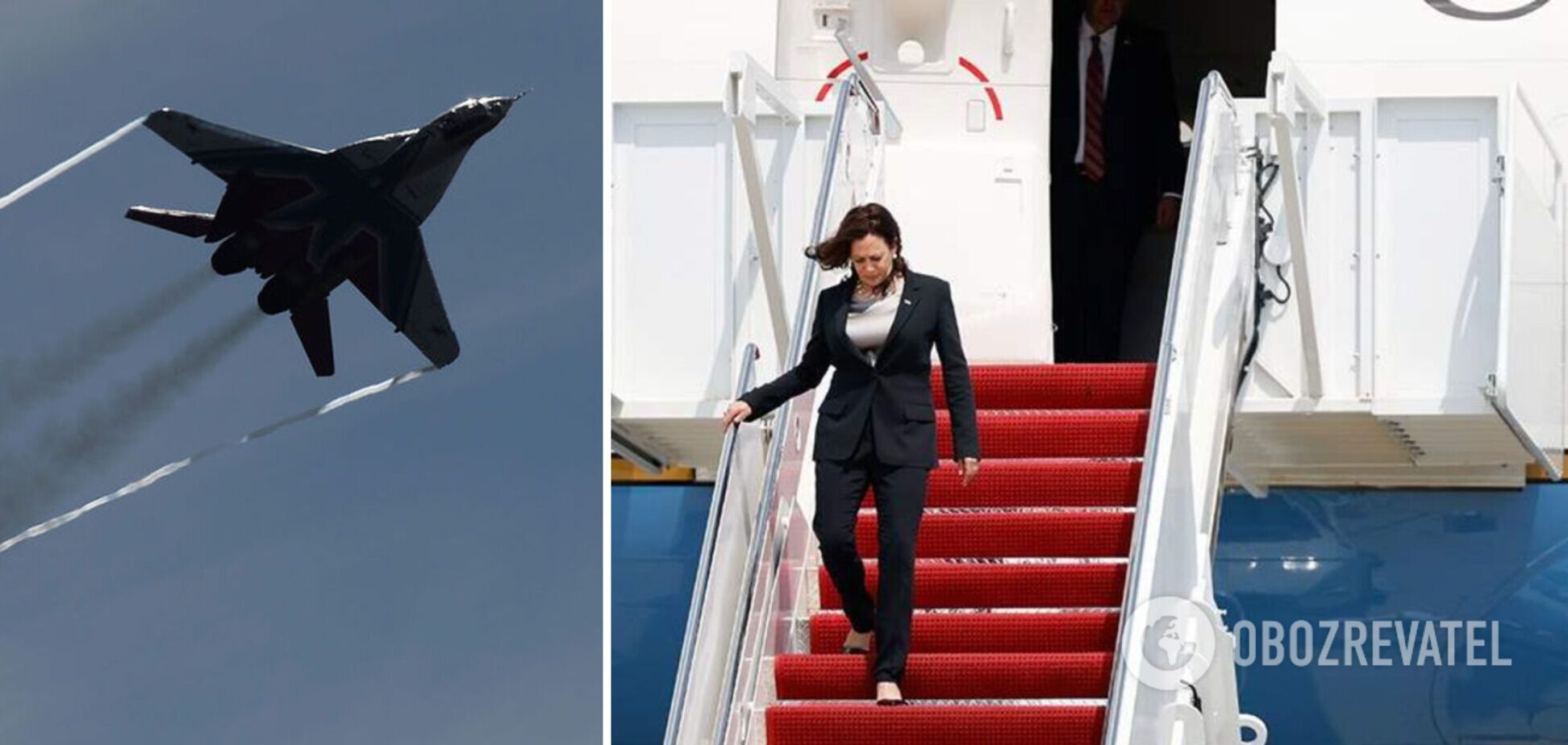 Камала Харрис прибыла в Польшу для решения вопроса по истребителям для Украины