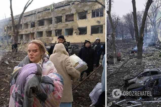 Обстрел роддома и детской больницы в Мариуполе