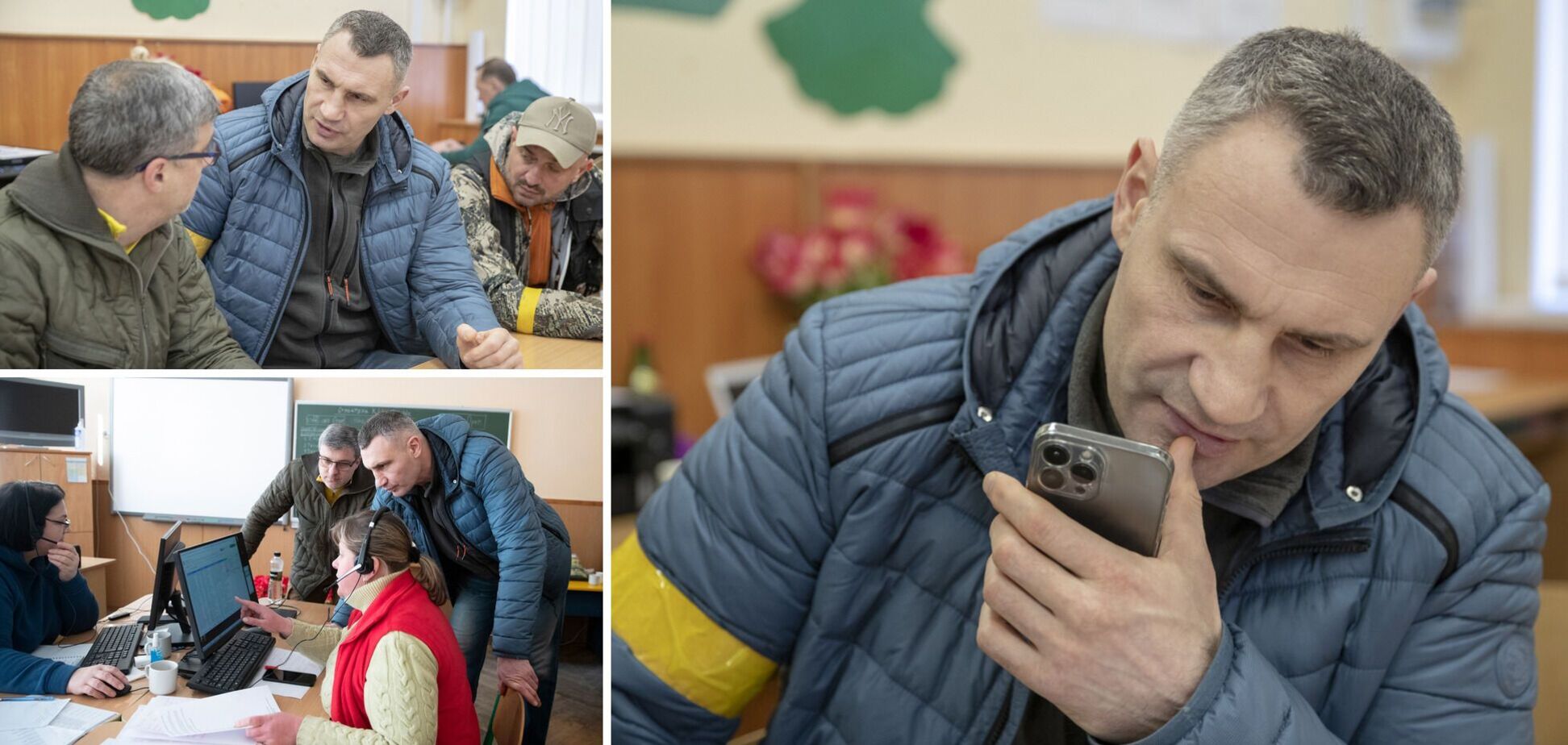 Кличко перевірив роботу Гуманітарного штабу, створеного у Києві