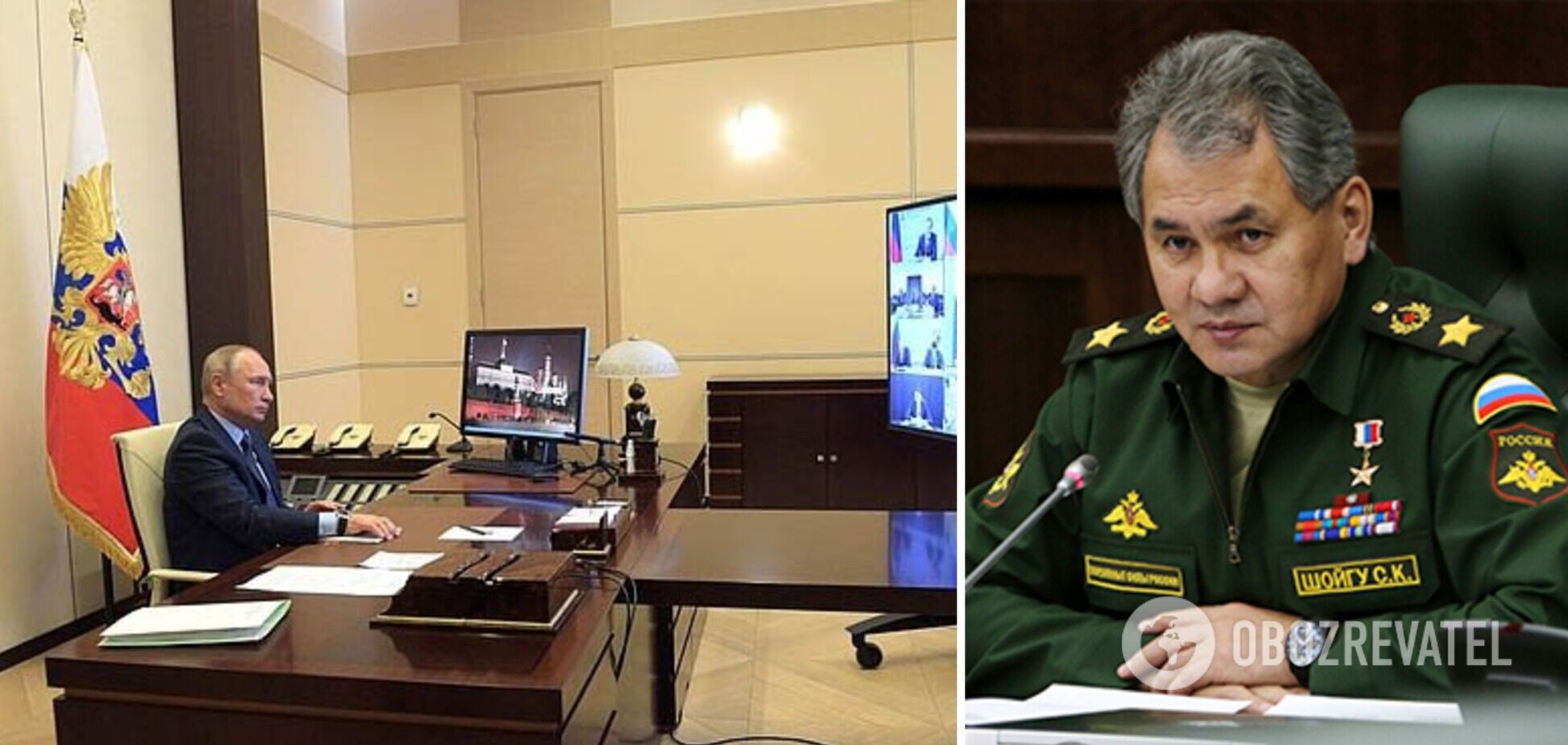 Путин выдал свои эмоции во время разговора с Шойгу о войне против Украины. Видео