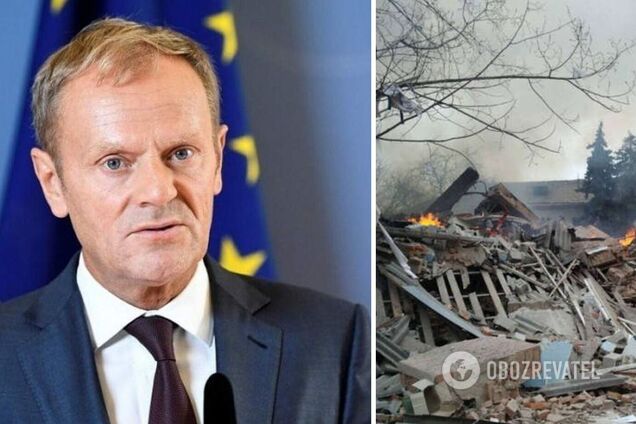 Туск пристыдил обеспокоенные санкциями страны снимком девочки из Украины с оружием в руках