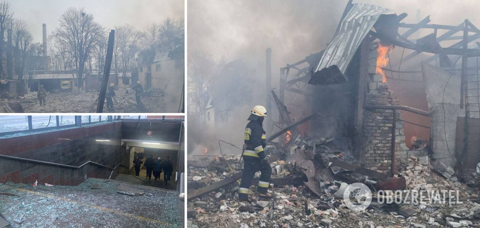 Оккупанты нанесли авиаудары по Днепру: взрывы прогремели также в Луцке и Ивано-Франковске. Фото и видео