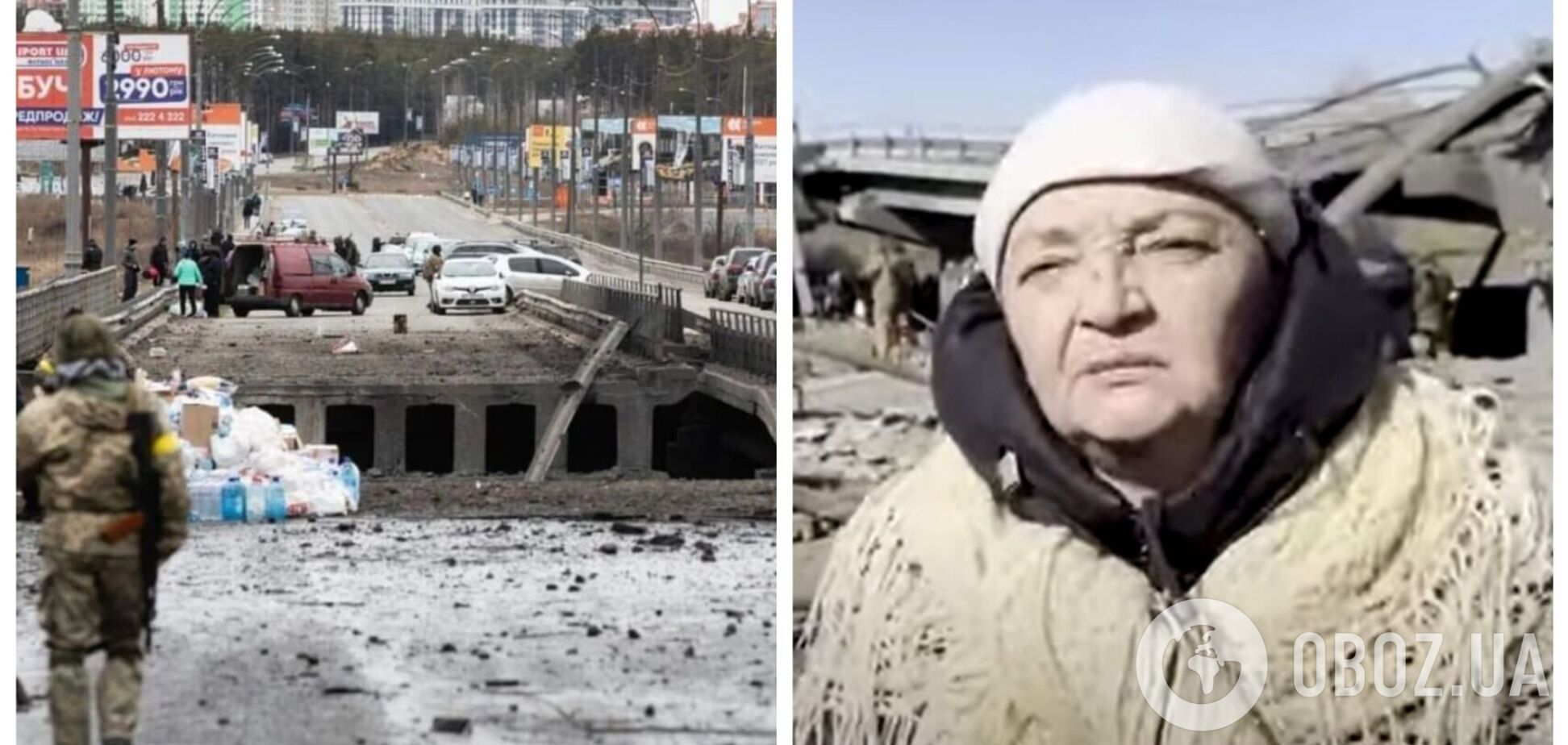 'Таких сволот я ще в житті не бачила': росіянка з Гостомеля висловилася про окупантів. Відео