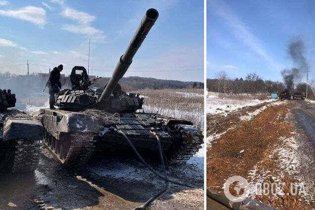 Тероборона Сумщини голіруч захопила три танки окупантів та САУ. Фото та відео