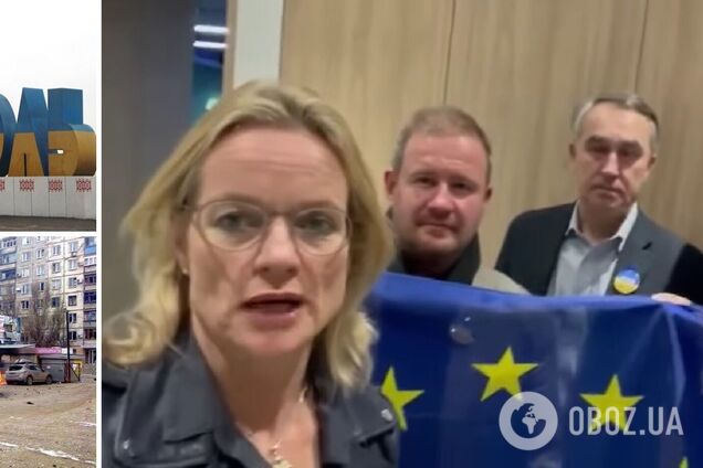 'Путин будет свергнут, вы победите': депутаты Европарламента обратились к жителям Мариуполя со словами поддержки. Видео