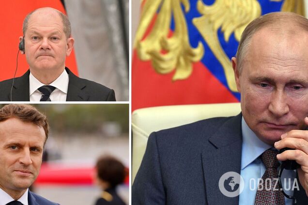 Макрон і Шольц заявили, що знову хочуть розмов із Путіним: важливо продовжувати діалог