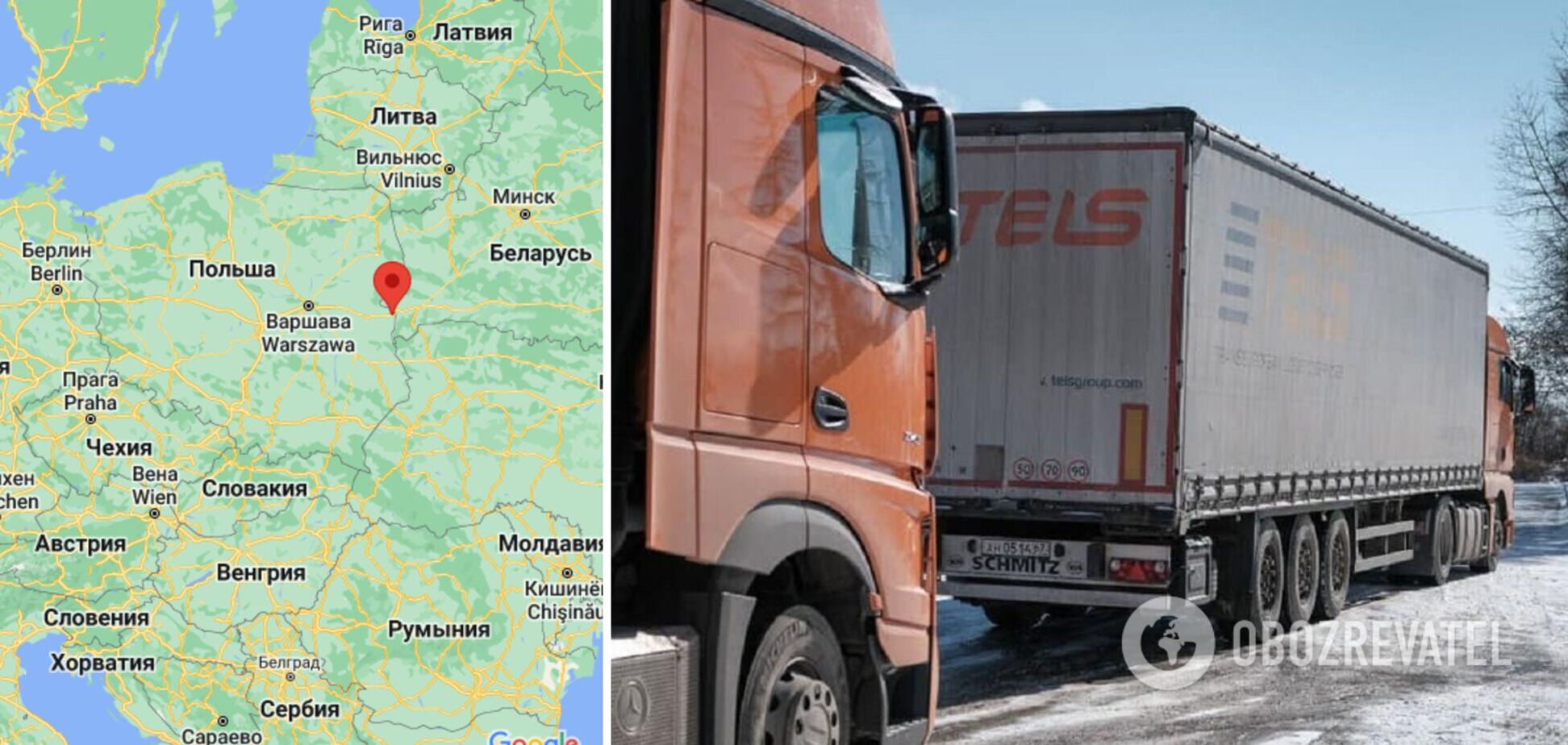 Фури на російських номерах везуть підозрілі вантажі з Німеччини до Білорусі