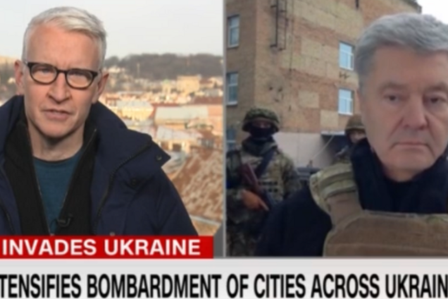 Порошенко в ефірі CNN закликав дати Україні винищувачі, системи протиповітряної та протитанкової оборони