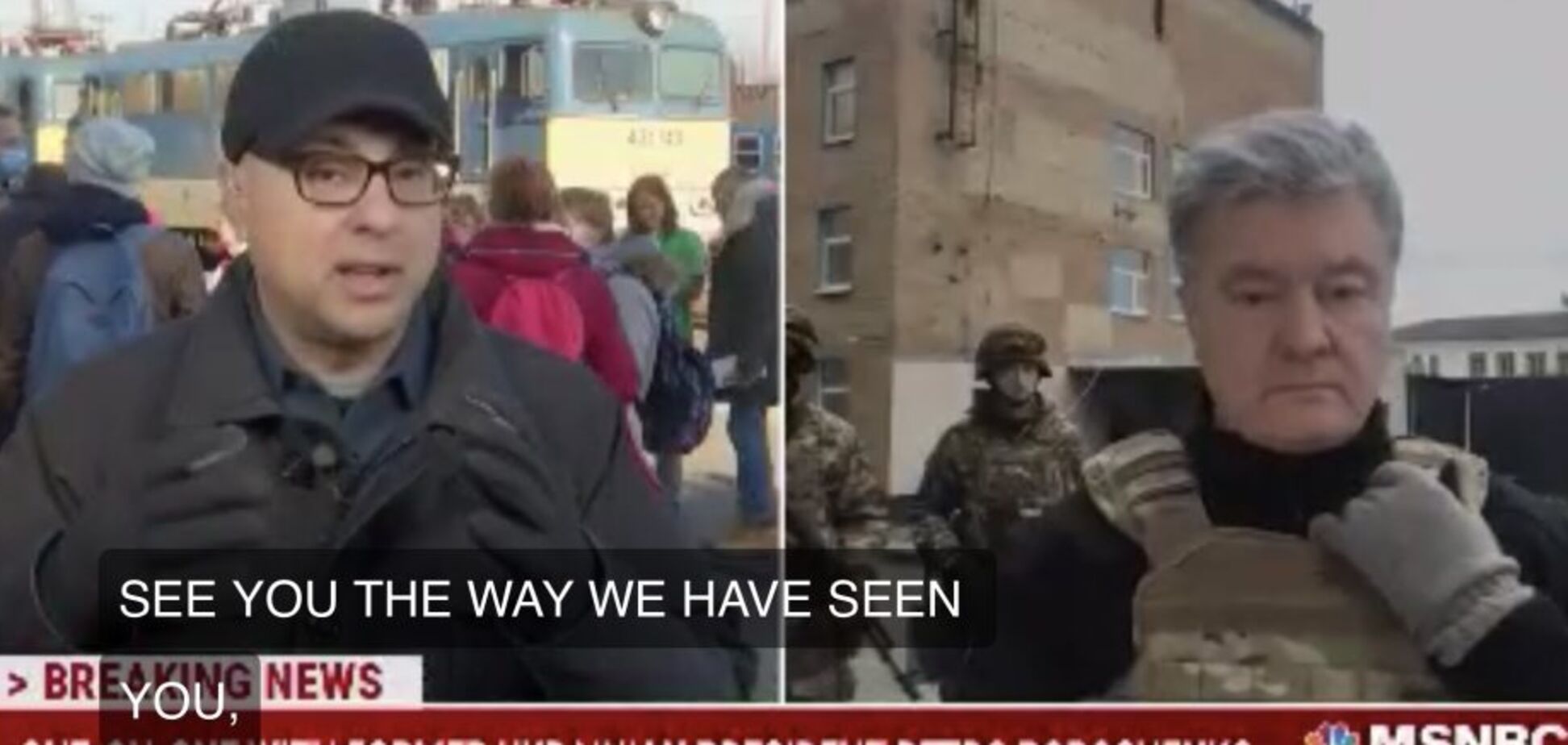 Порошенко в ефірі MSNBC: обстріл Яворівського центру – це терористична атака на кордоні з НАТО, союзникам час відкривати другий фронт