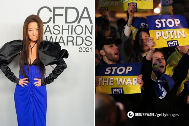 Дизайнерка весільних суконь Віра Вонг разом із командою зворушливо підтримала Україну