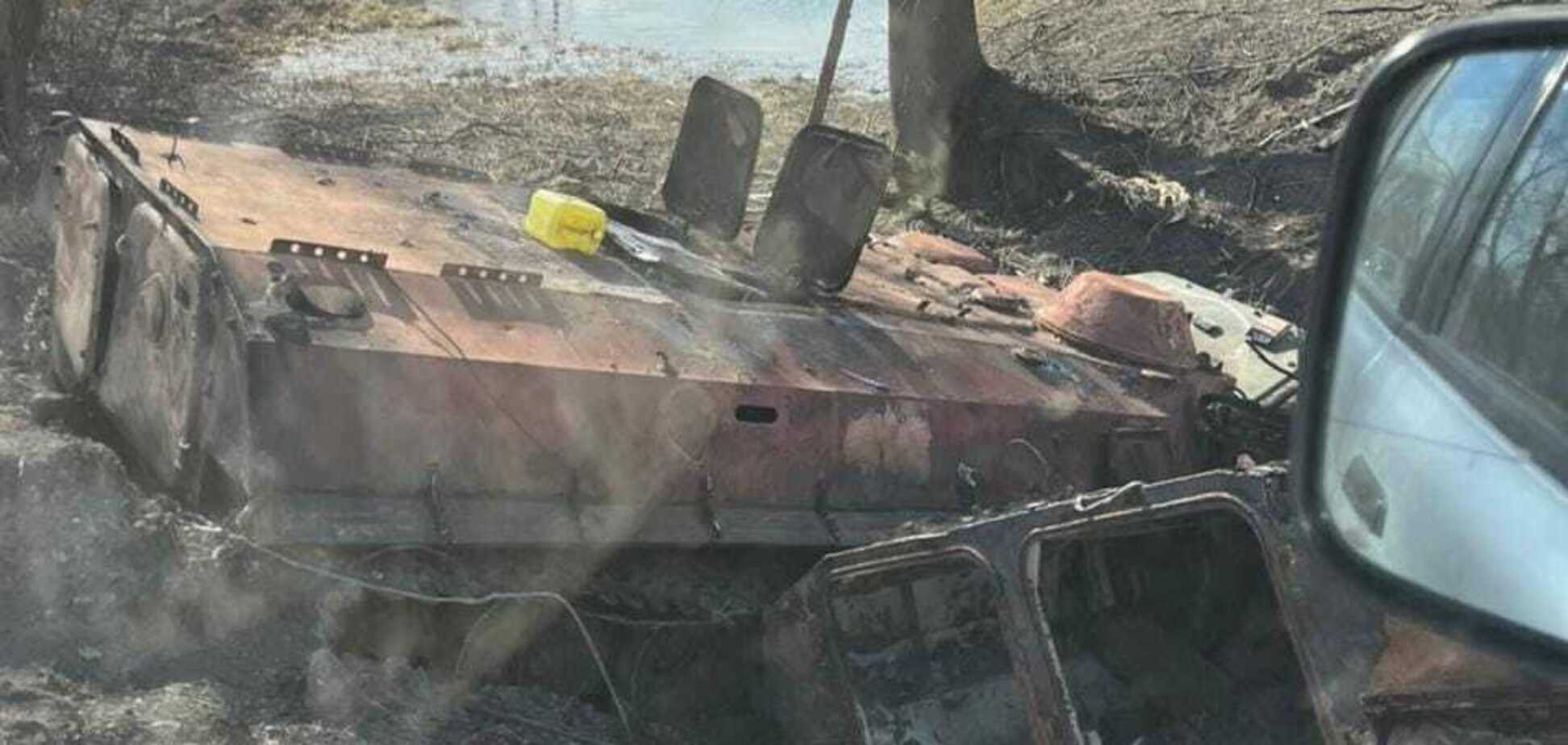 Уничтоженная техника оккупантов