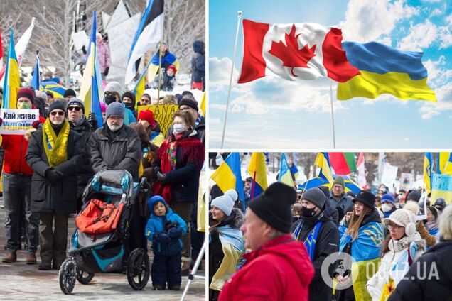 У Канаді десятки тисяч людей вийшли на акції на підтримку України: вимагали закрити небо