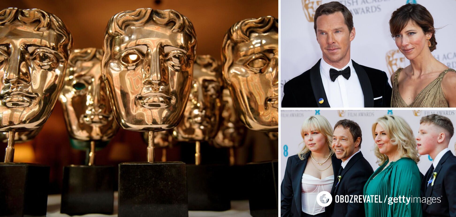 Объявлены победители кинопремии BAFTA: приглашенные звезды поддержали украинцев в войне с Россией