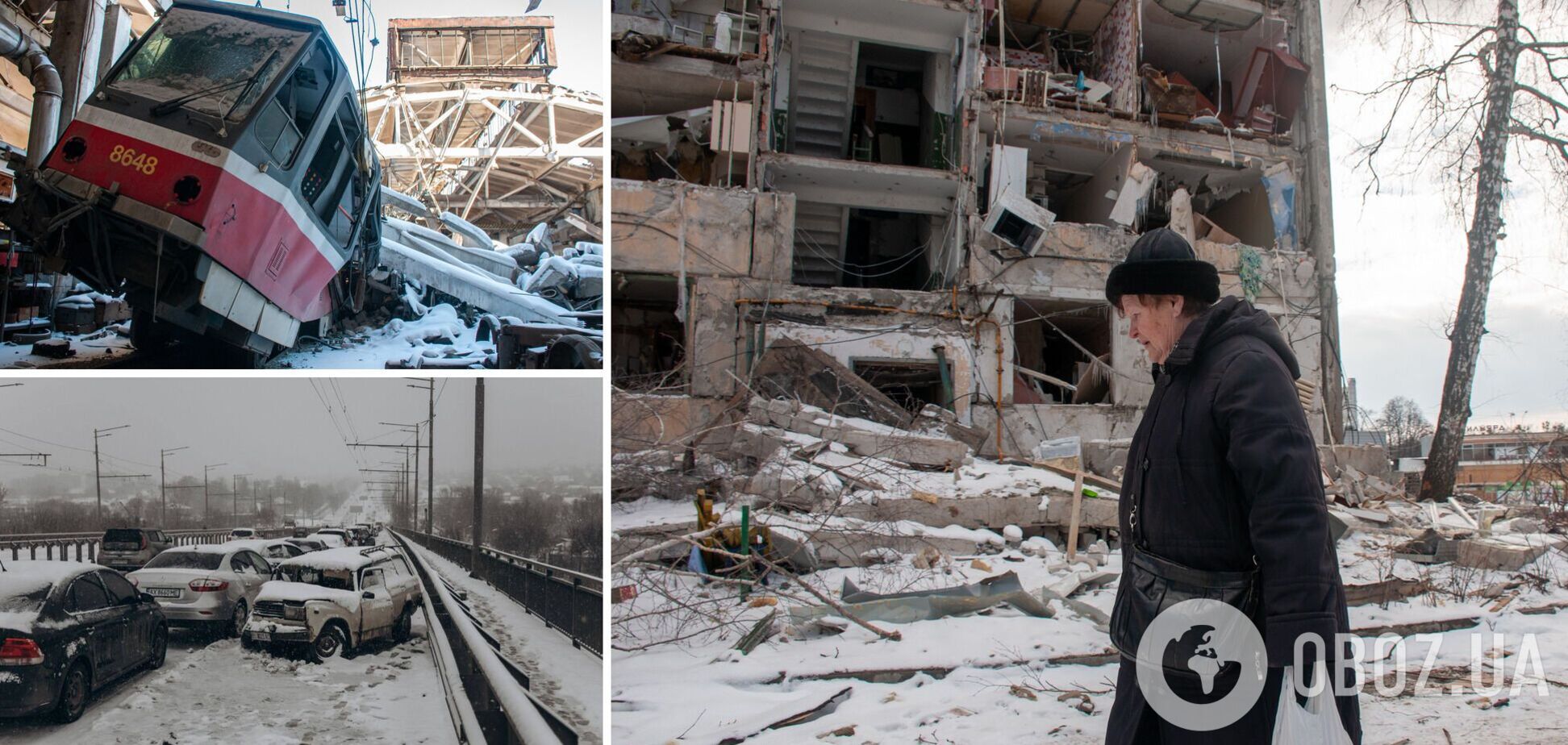 Разрушенные здания, сгоревшие авто и дым: как выглядит Харьков после бомбардировок. Фото и видео