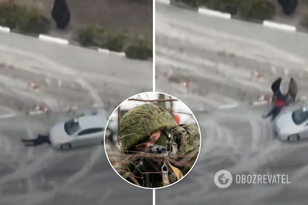 Німецький телеканал показав убивство окупантами мирного жителя під Києвом, зняте з дрону. Відео 18+