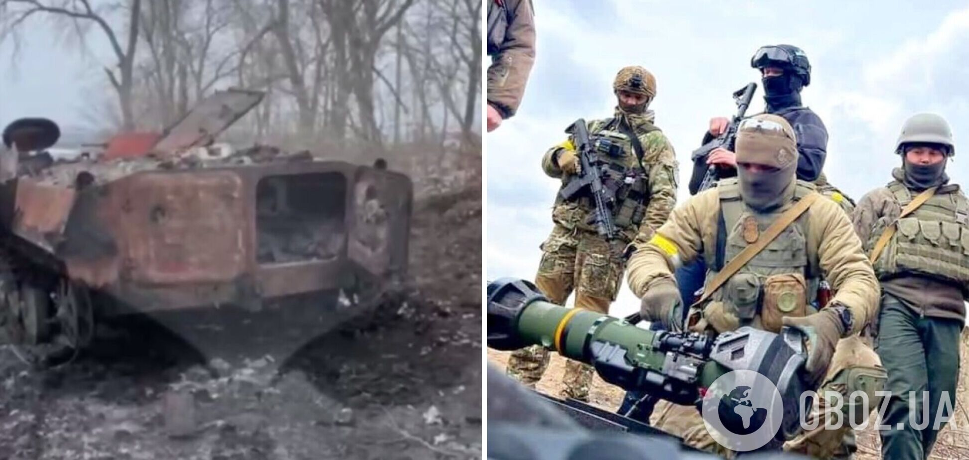 Под Харьковом уничтожили группу оккупантов, которые пытались 'окопаться' на подступах к городу. Видео 18+