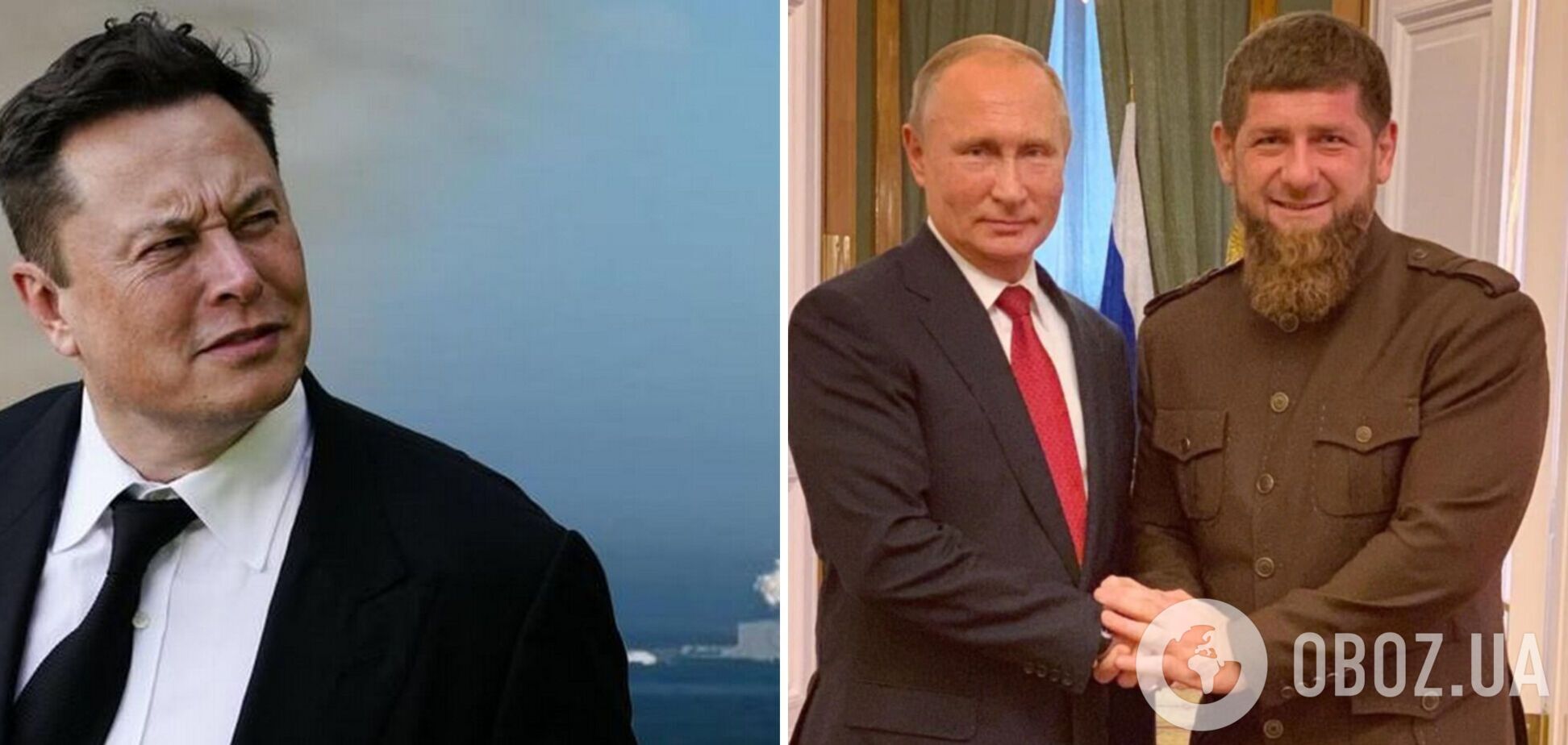 'Если он боится, я могу драться только левой рукой': Илон Маск потроллил Кадырова и Путина
