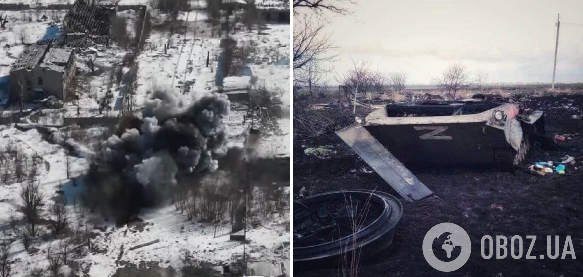 Game over: украинские десантники сняли с высоты разгромный удар по танку РФ. Видео