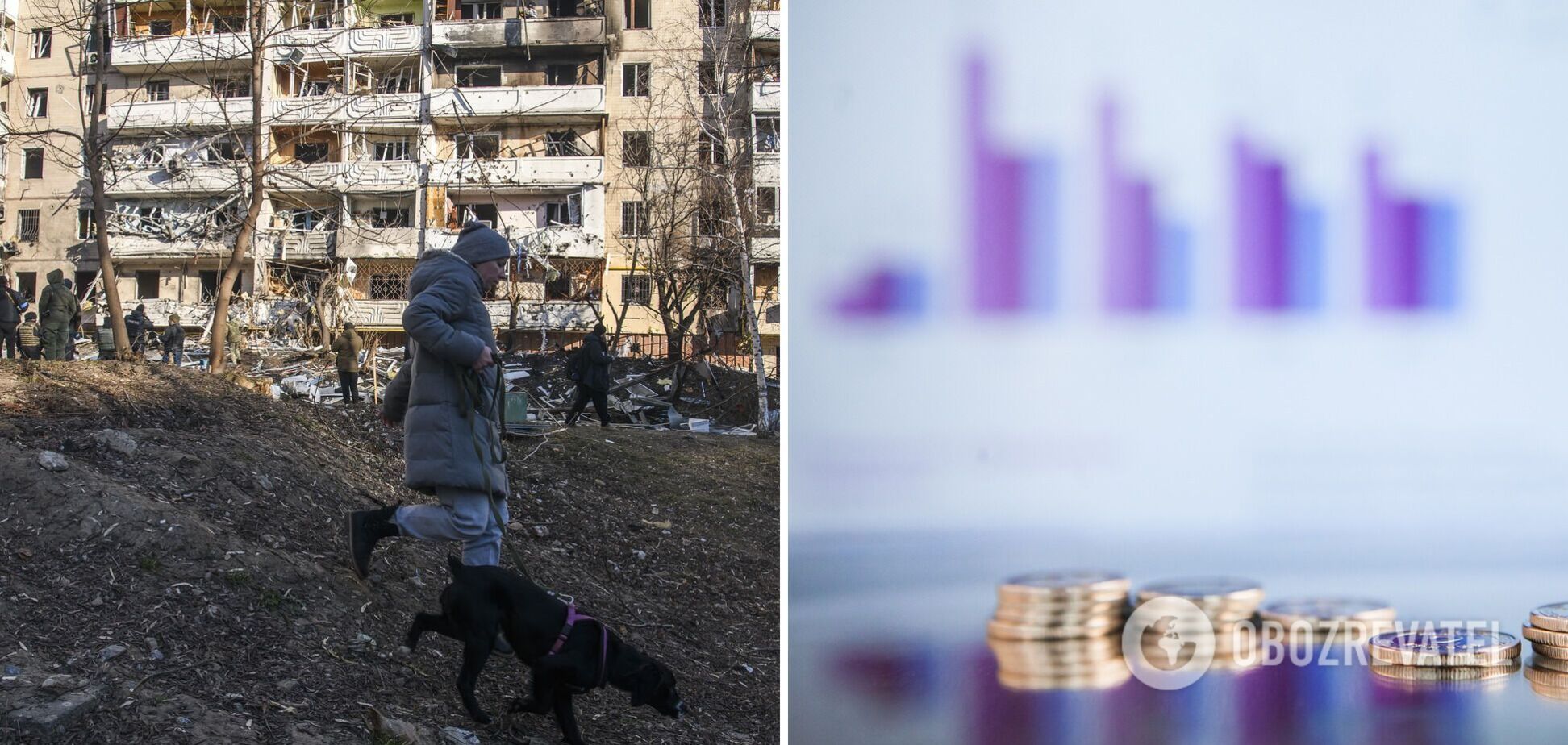Украина из-за войны потеряла 565 млрд долларов