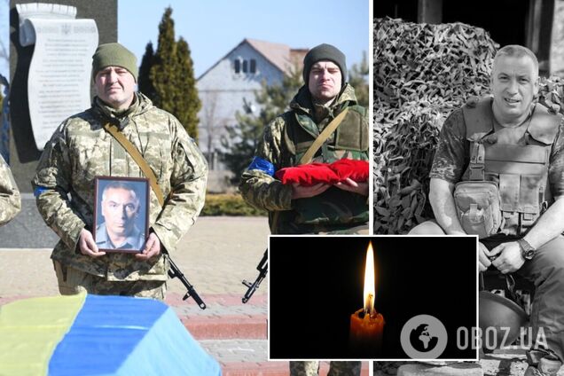 На Київщині попрощалися з Народним Героєм України Валерієм Гудзем, який загинув у бою з окупантами. Фото