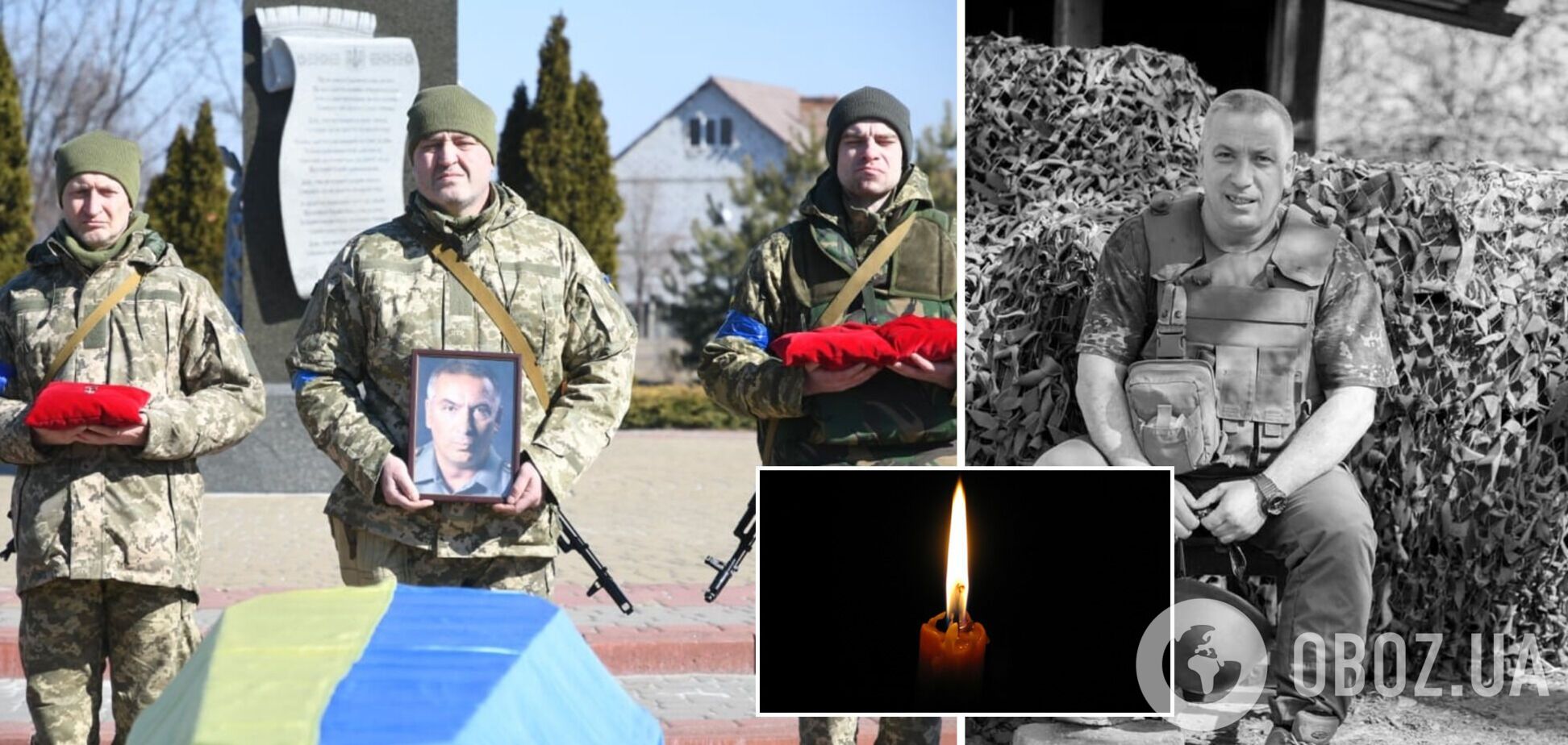 На Київщині попрощалися з Народним Героєм України Валерієм Гудзем, який загинув у бою з окупантами. Фото