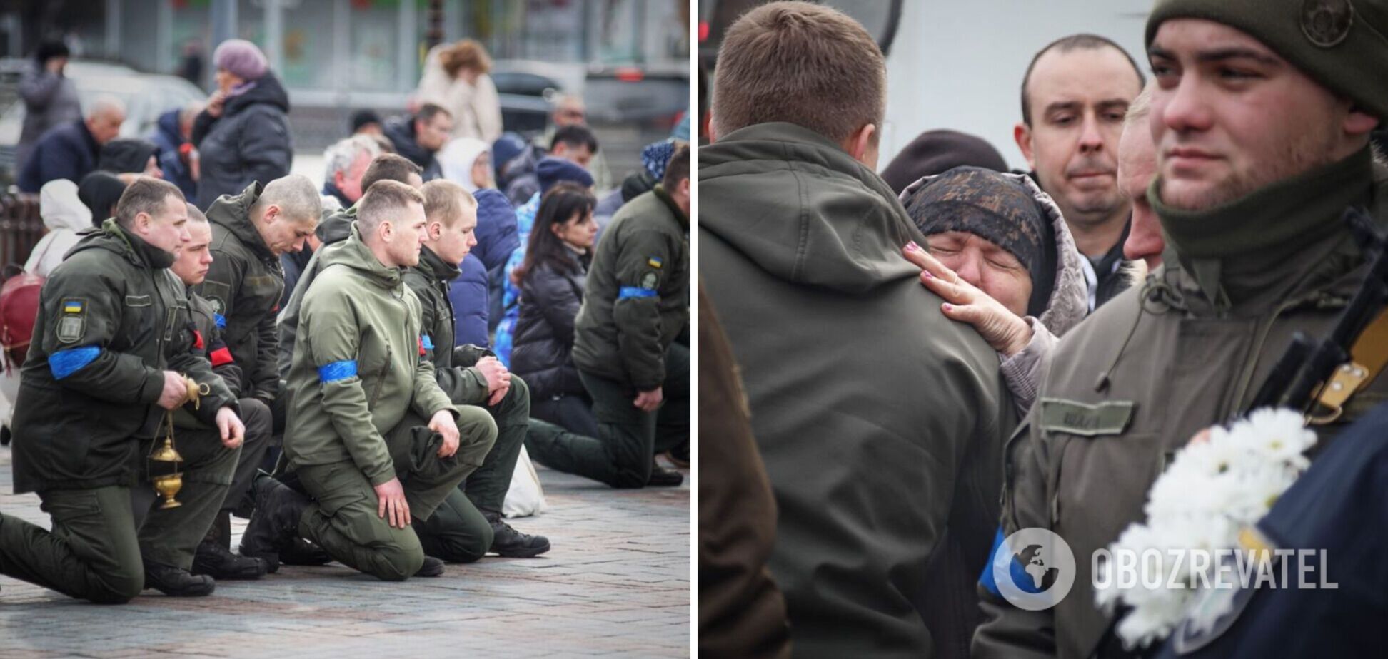 В Ривне простились с погибшими от ударов российских оккупантов по телебашне. Фото