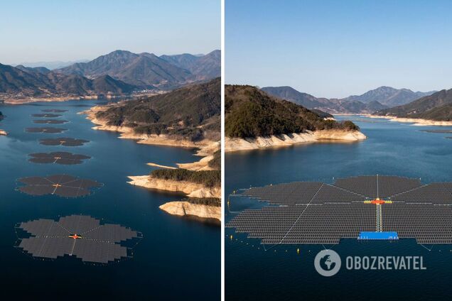 Электростанция состоит из 17 гигантских цветов