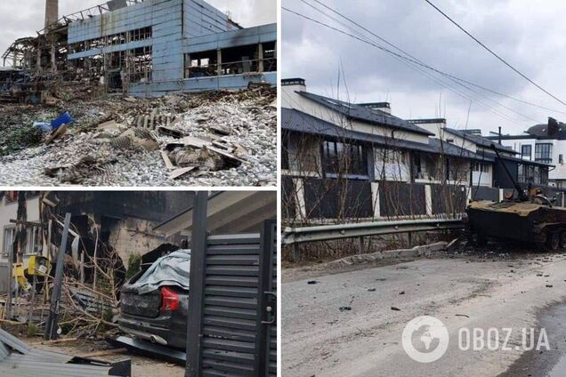 Гостомель после прихода оккупантов