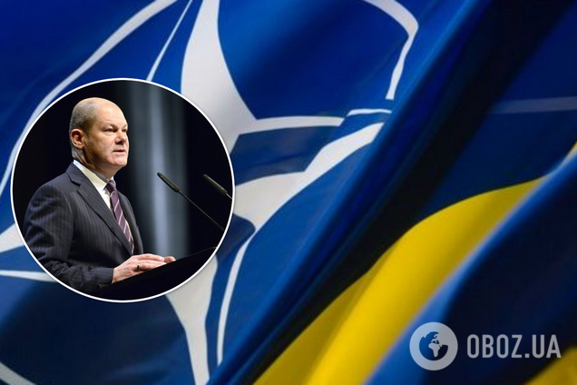 Шольц назвал главное условие полноценного вступления Украины в НАТО
