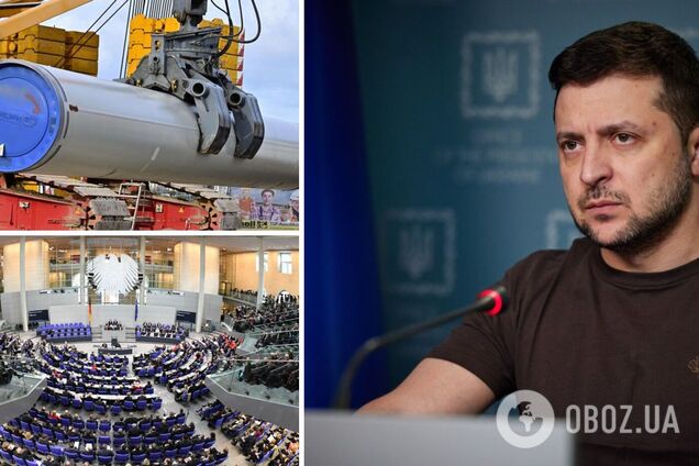 Зеленский напомнил немецким депутатам о 'Северном потоке-2'