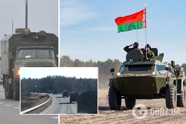 В Беларуси активизировалось передвижение военной техники. Фото и видео из разных городов